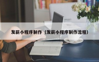 南县发薪小程序制作（发薪小程序制作流程）